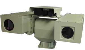 Sistema de cámara térmica refrigerada de vigilancia PTZ multisensor de largo alcance